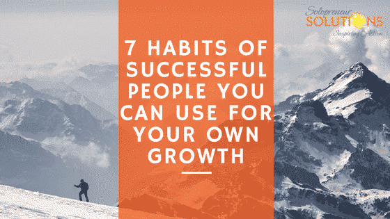 habits of the successful